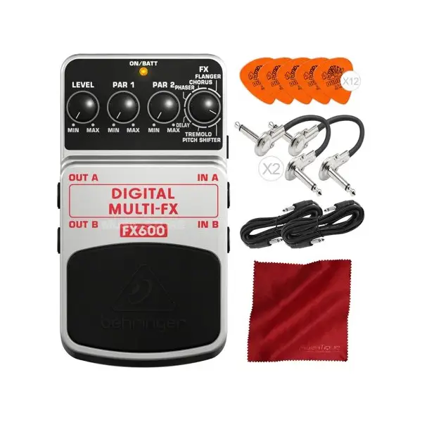 The Behringer FX600 is a guitar effects pedal
