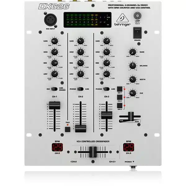 3 Channel DJ Mixer