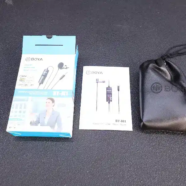 Boya BY1M1 single corded mic