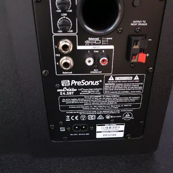 PreSonus Eris E4.5 BT specs