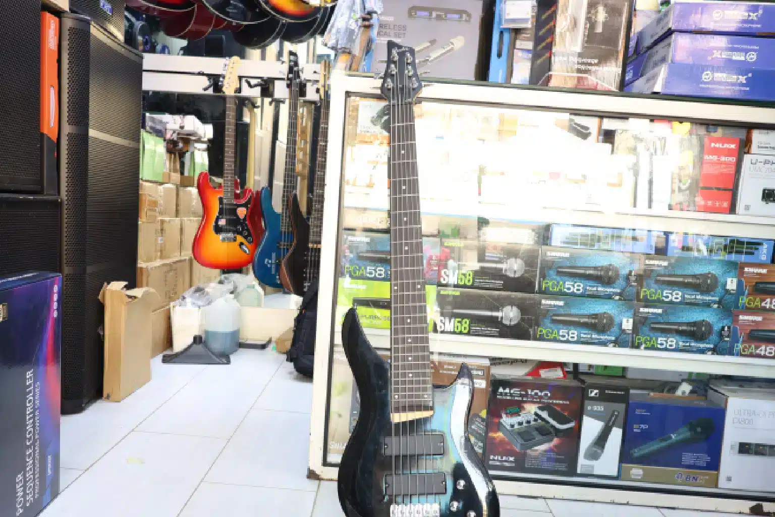 Fender bass guitar