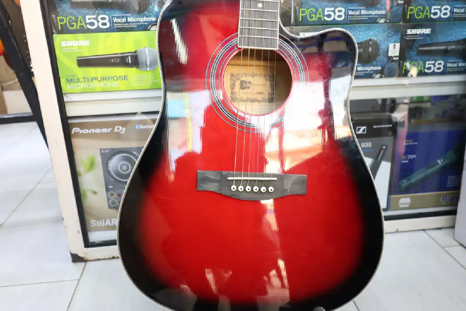 professional acoustic guitar