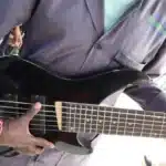 Fender 6 string bass guitar