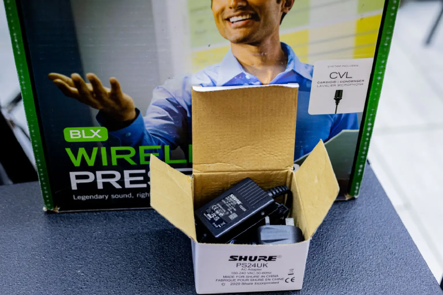 shure CVL microphone 
