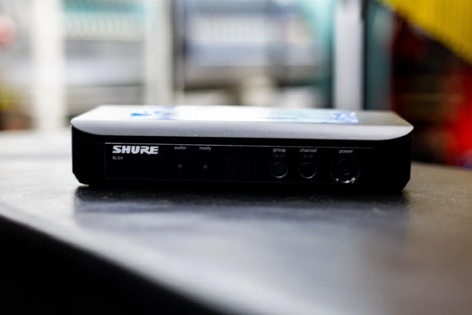 shure CVL wireless microphone 