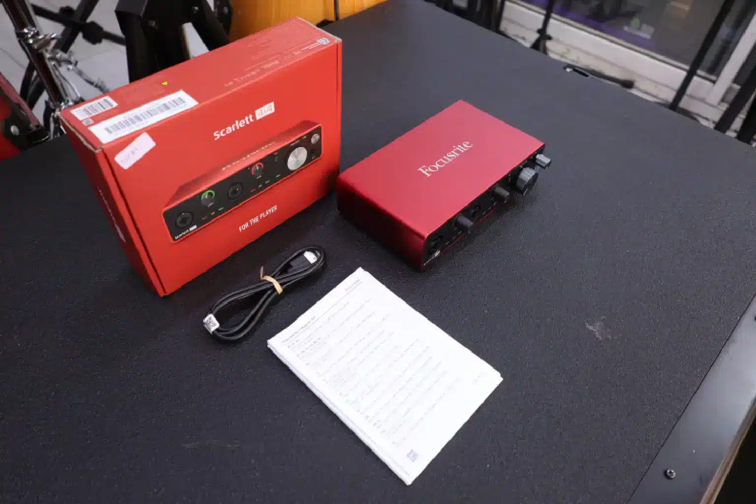 Focusrite 4i4 soundcard interface 