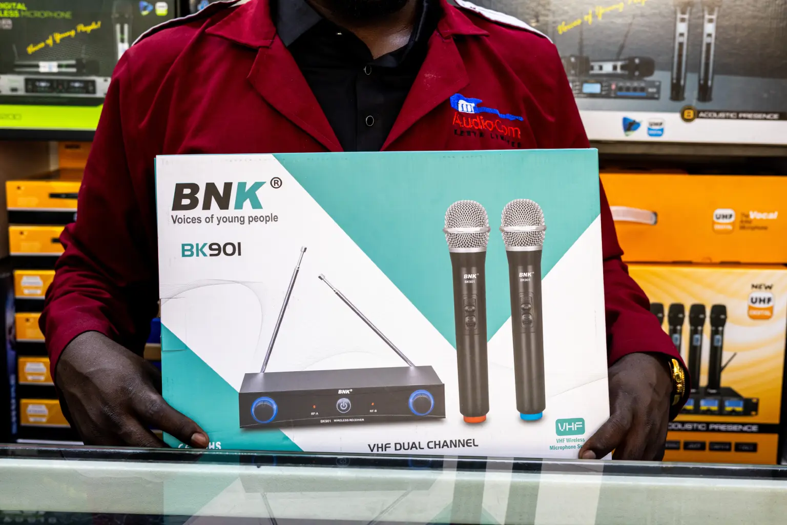Bnk wireless Microphone prices in Kenya 