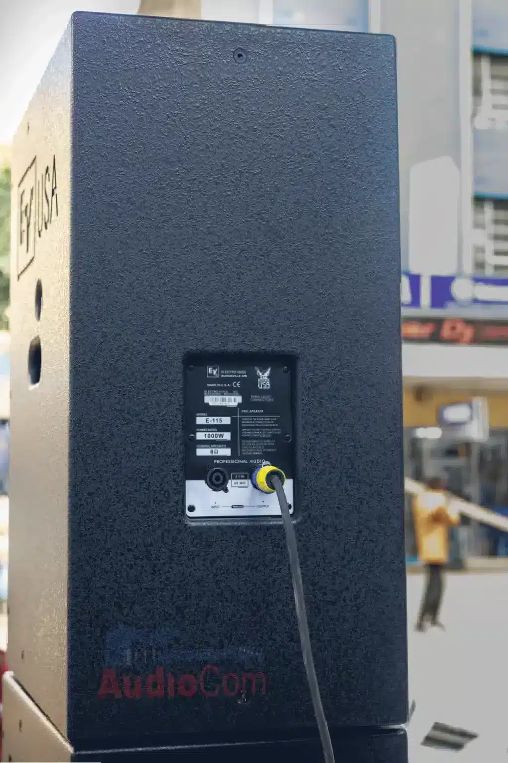 EV E115 speaker dimensions