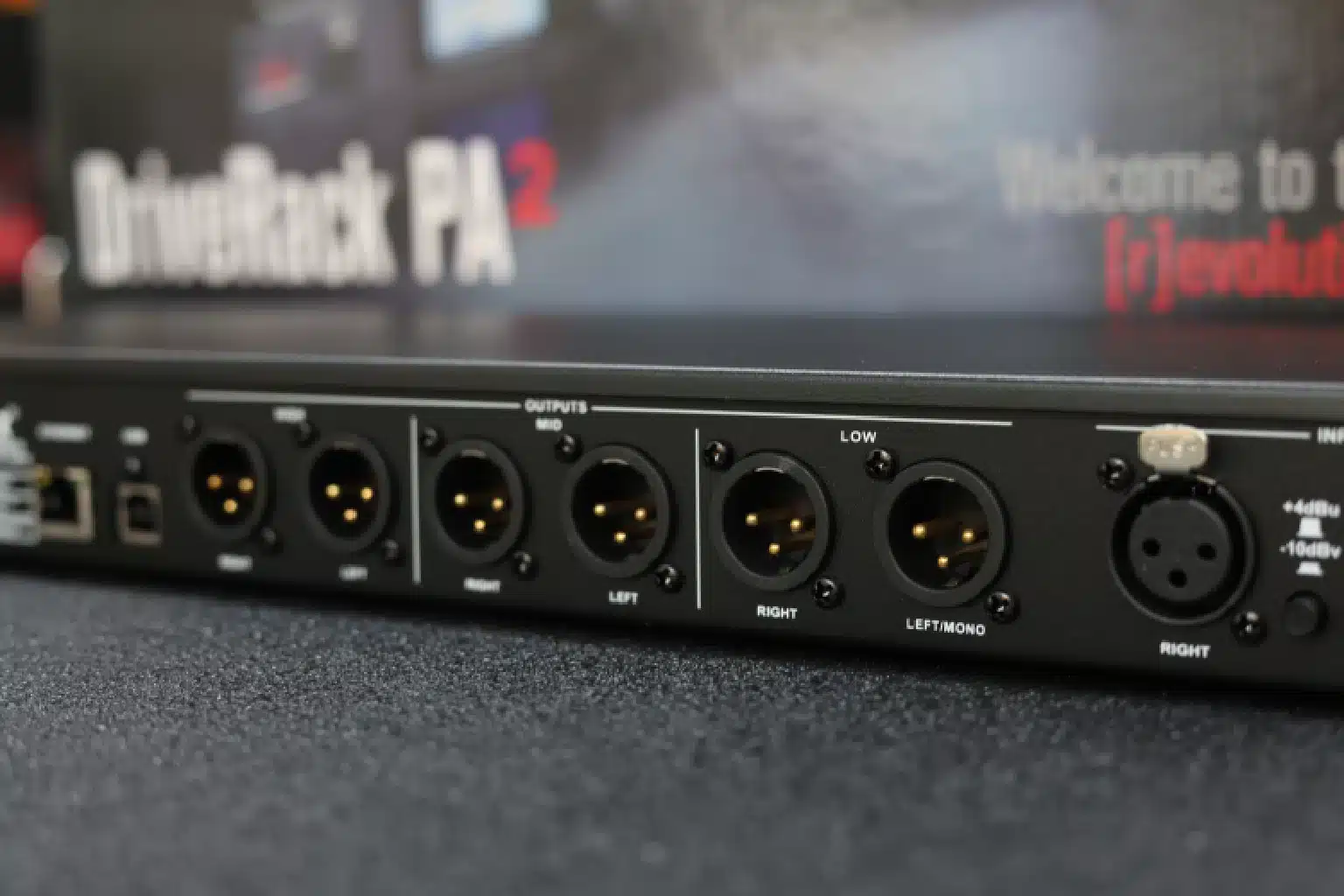 Behringer DBX DriveRack PA² setup