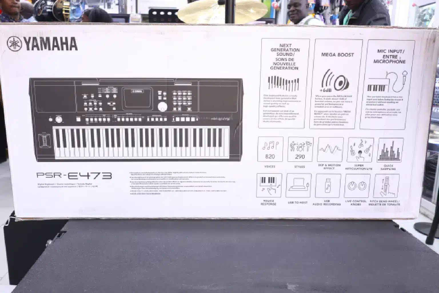 Yamaha PSR E473 voices