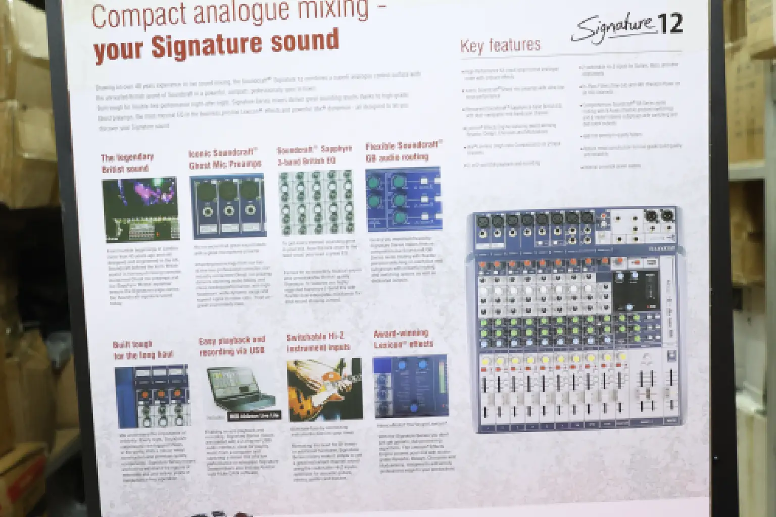 Soundcraft Signature 12 specs 