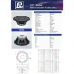PD18 naked bass speaker