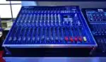 Audio powered mixer