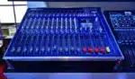 Audio powered mixer