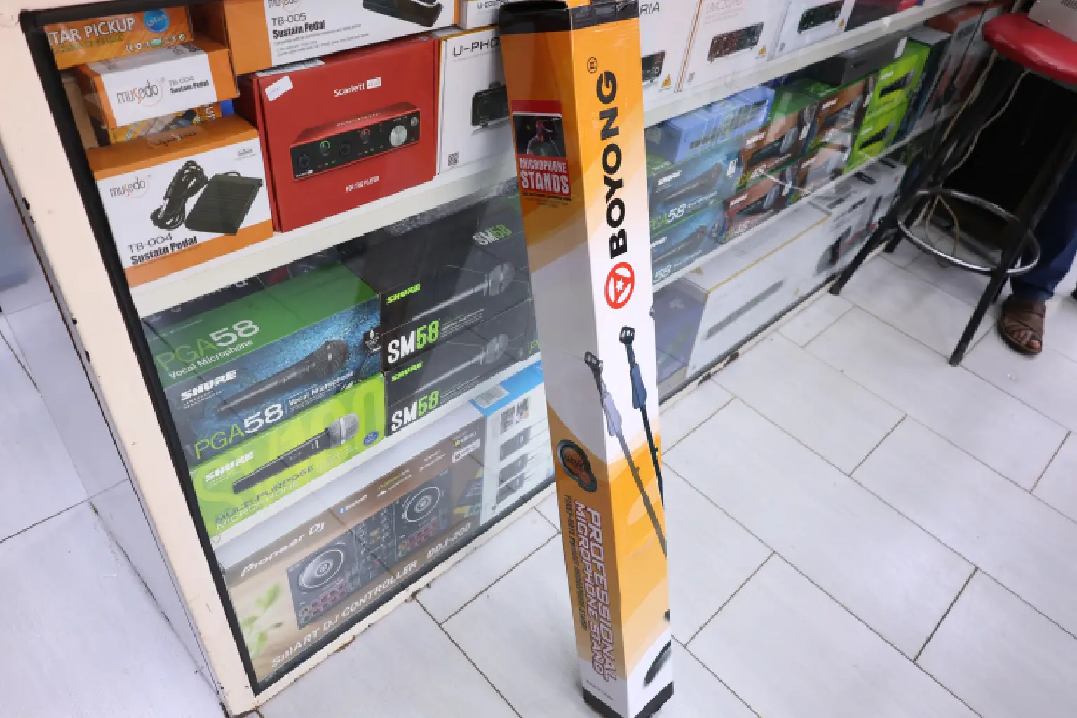 BOYONG BY-789 mic stand customer reviews