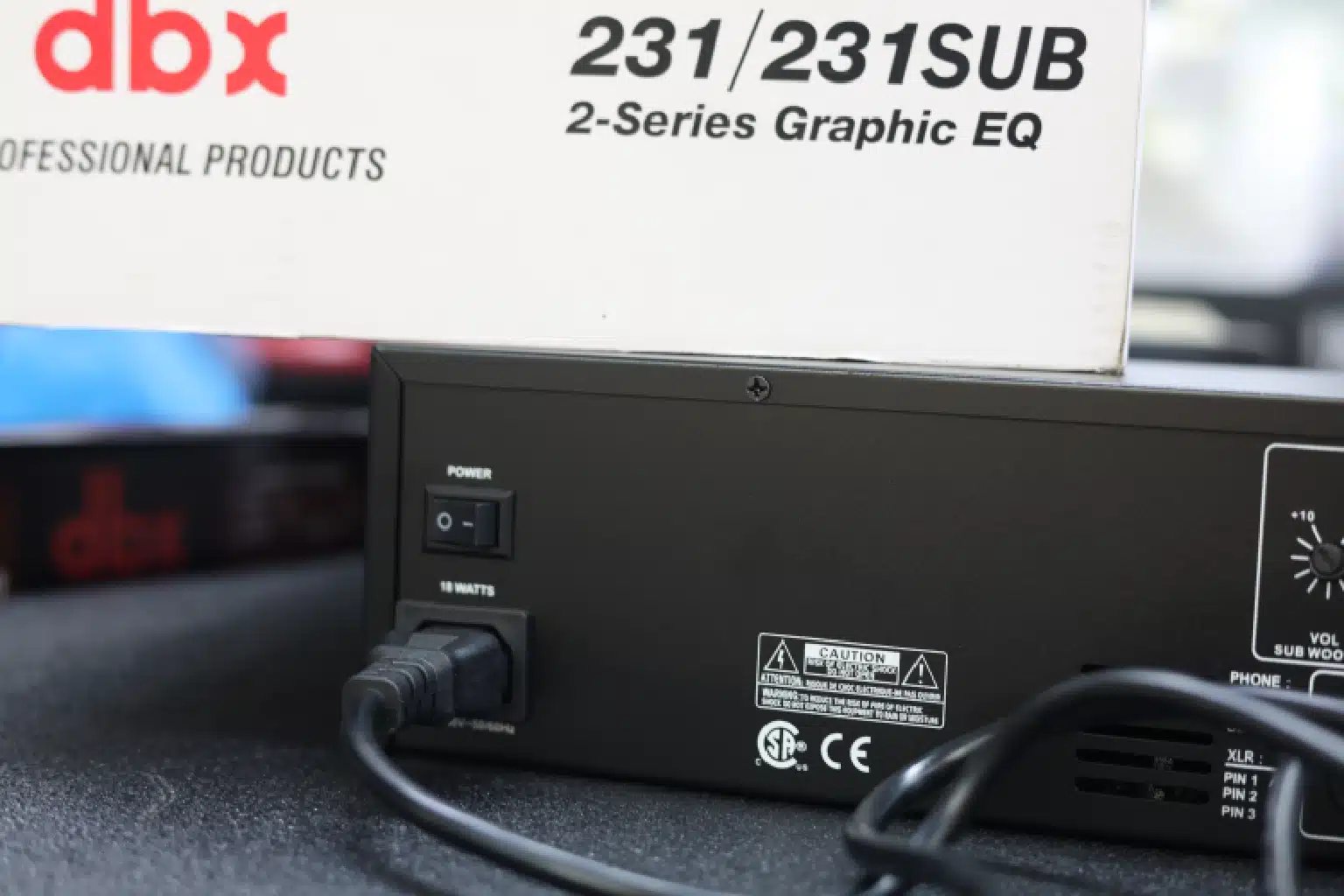 Behringer DBX 231-231 SUB setup