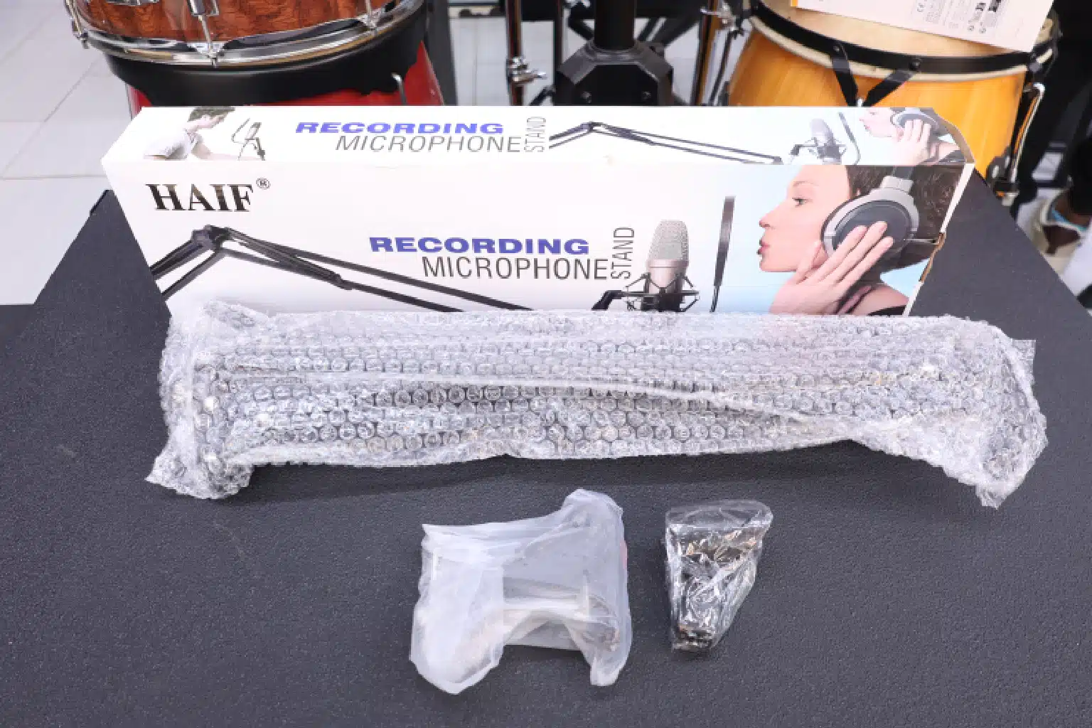 Professional recording mic stand
