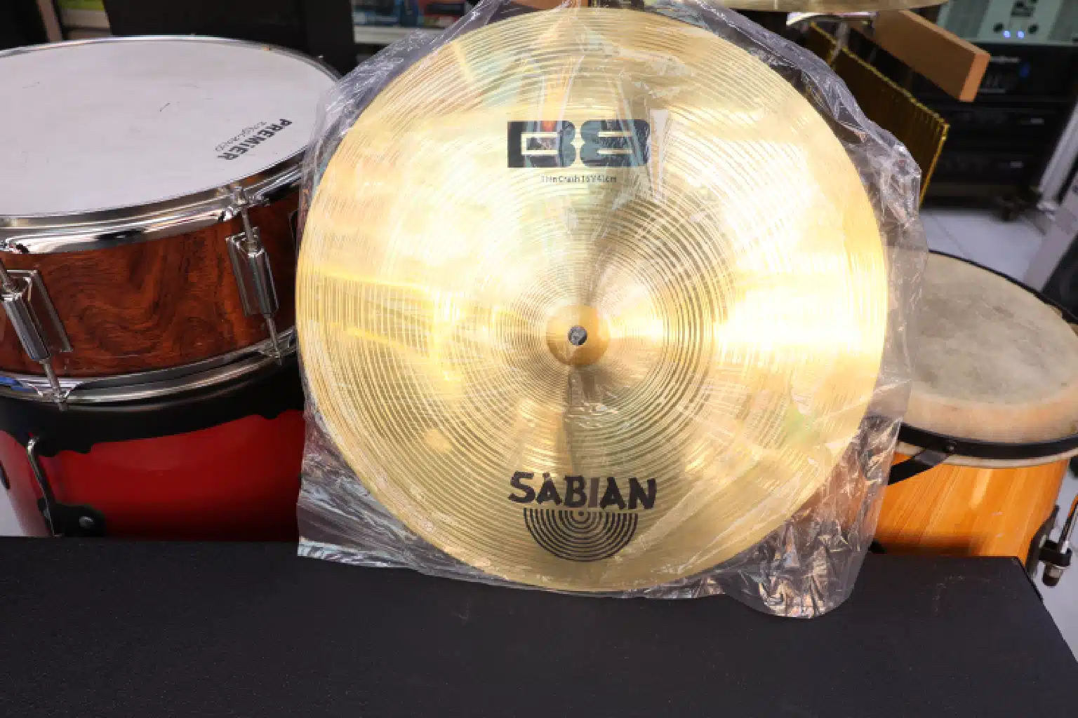 Sabian B8 16" cymbal set