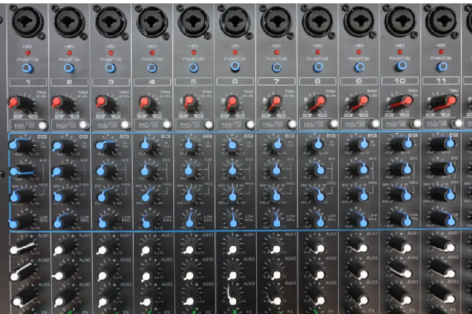 12-Channel Professional Mixer 