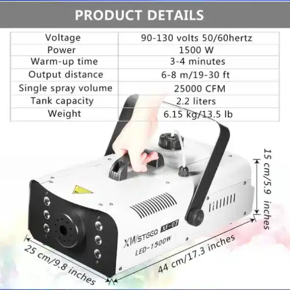 High Power Fog Machine 1500W