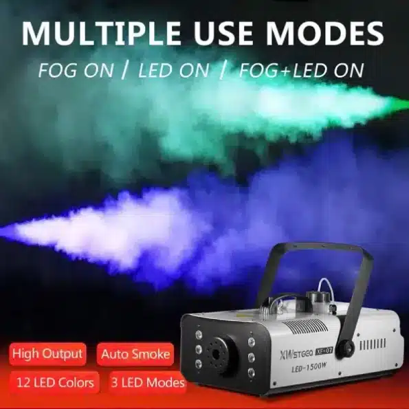 Smoke Machine 1500W RGB LED