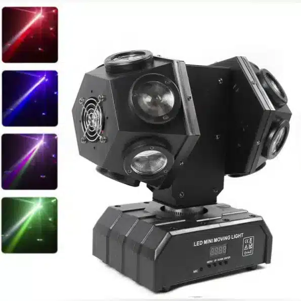 2-head DMX moving light