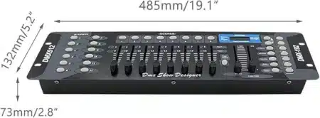 DMX 512 controller for DJ lights
