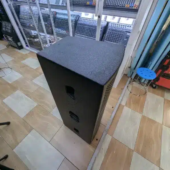 Dual 15-inch PA speaker