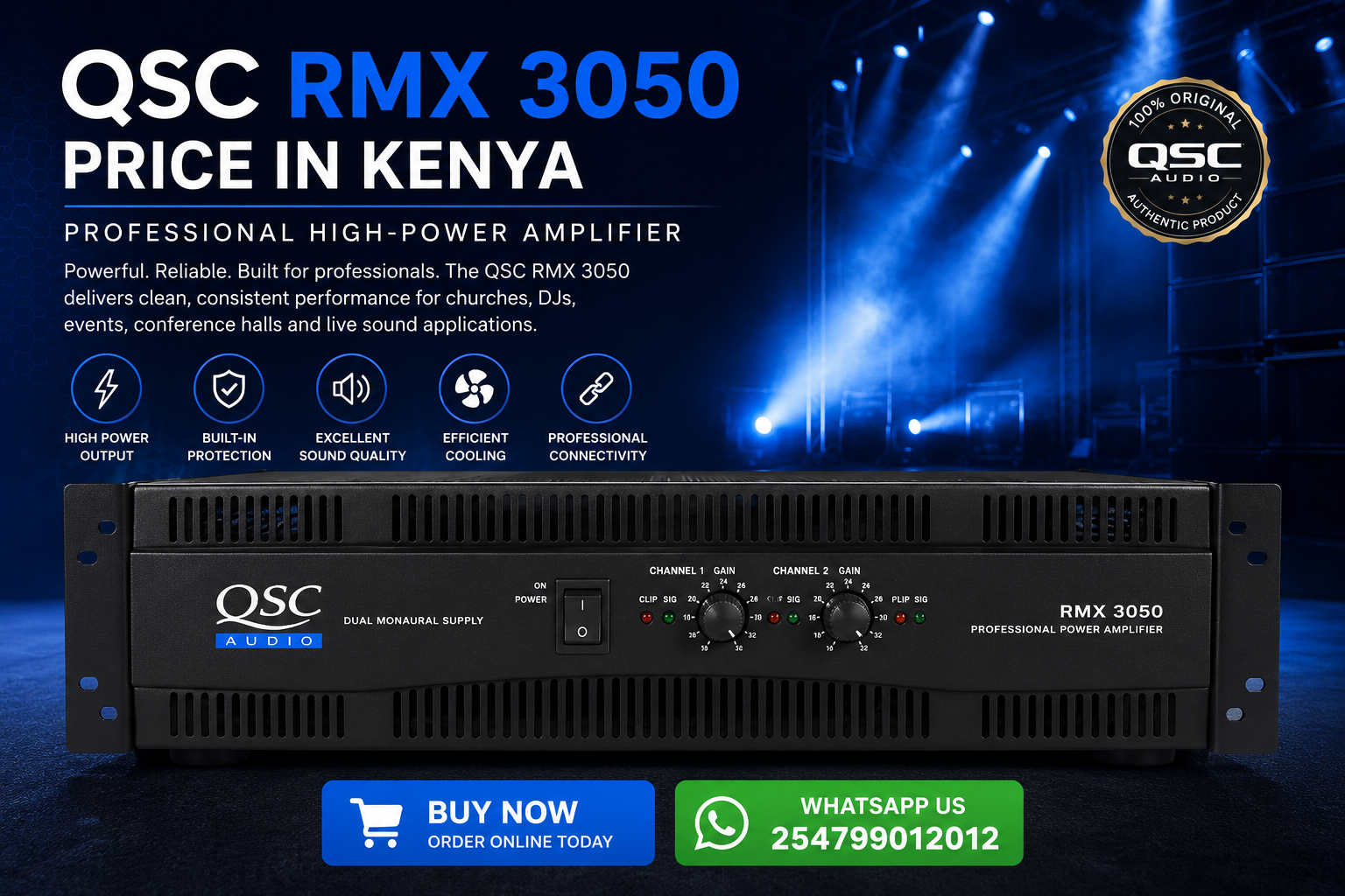 QSC RMX 3050 Price in Kenya QSC RMX 3050 Price in Kenya