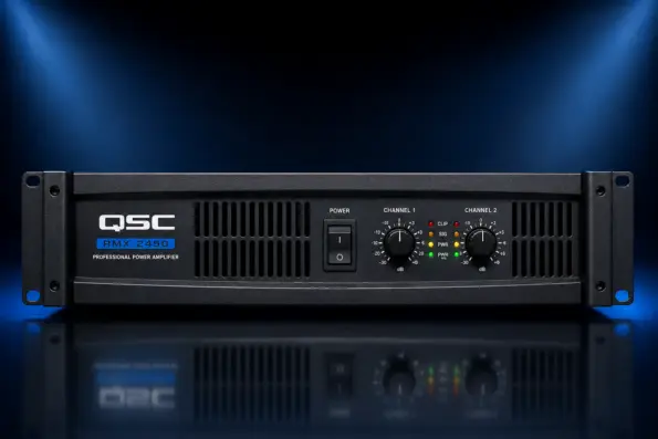 the QSC RMX 2450 Power Amplifier