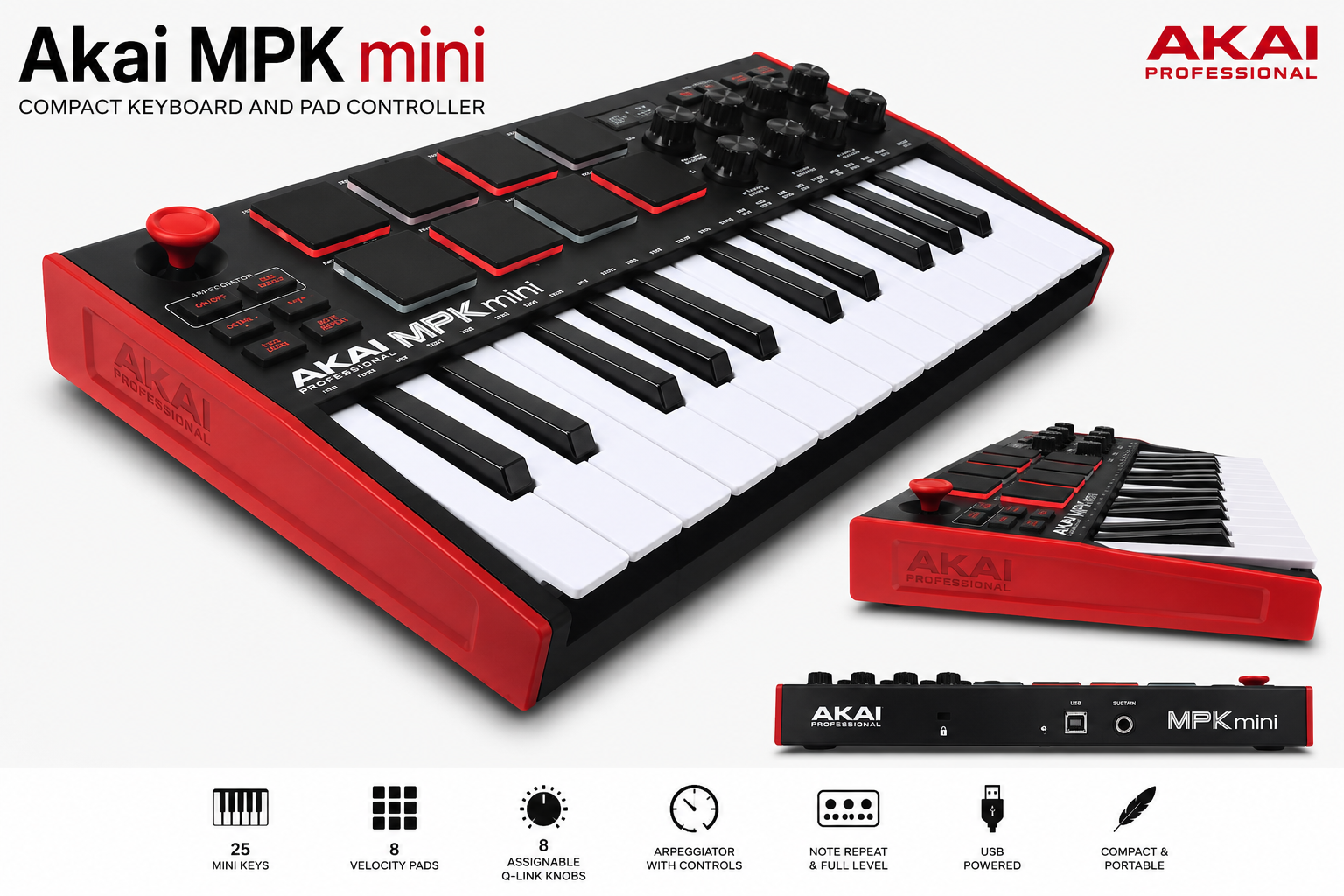#1 Get Best Akai Mini Keyboard Controller for Music in Kenya Get Best Akai Mini Keyboard Controller