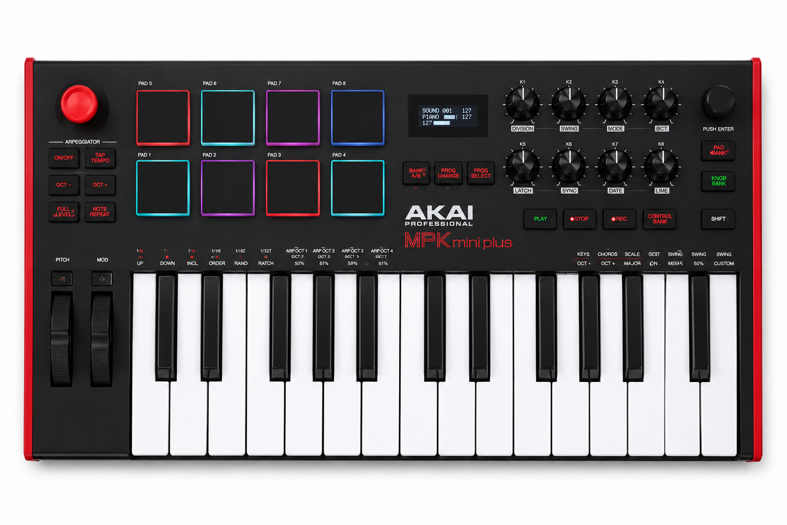 Buy Best Akai MPK Mini Plus Keyboard for No.1 Production Akai MPK Mini Plus keyboard