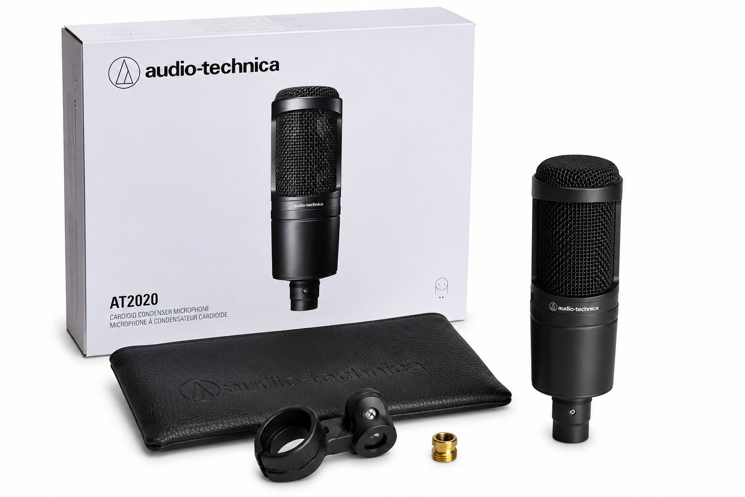 Audio Technica AT2020 Cardioid Condenser Microphone Price In Kenya – Studio Mic for Vocals, Podcasting and Recording Audio Technica AT2020 price in Kenya