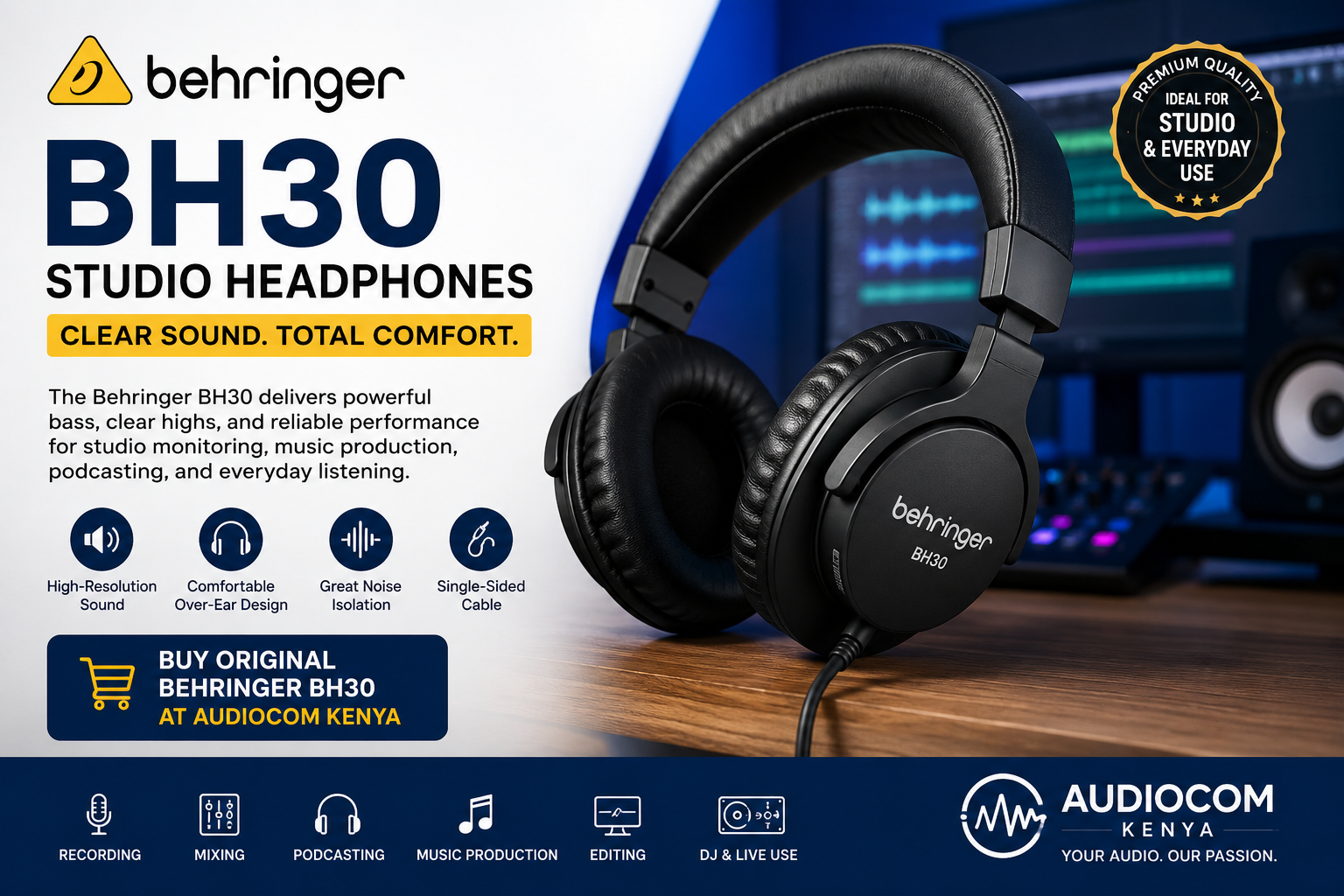 Behringer BH30 headphones Kenya