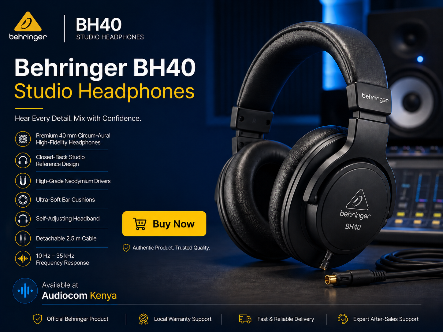 Behringer BH40 headphones Kenya