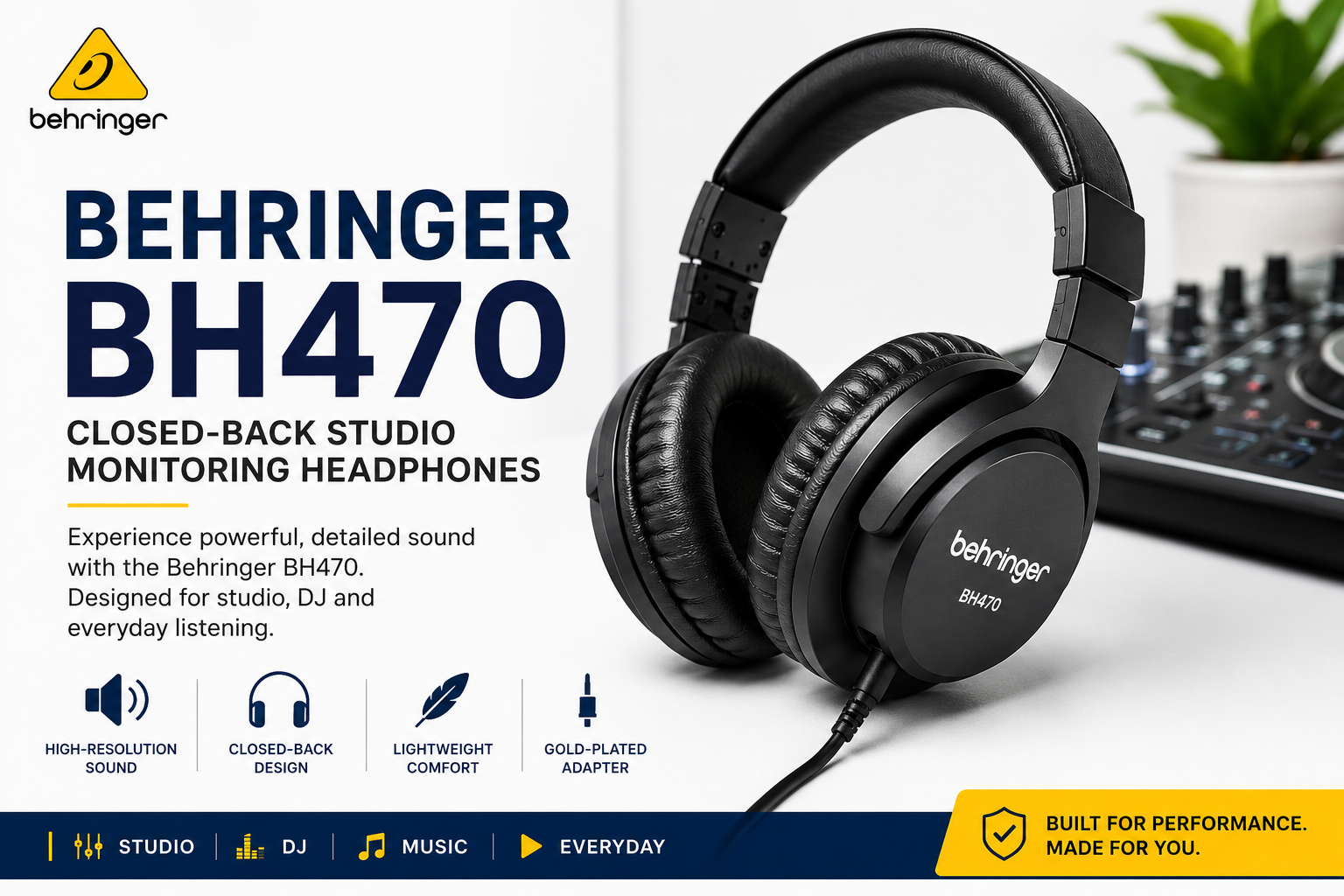 Behringer BH470 studio headphone