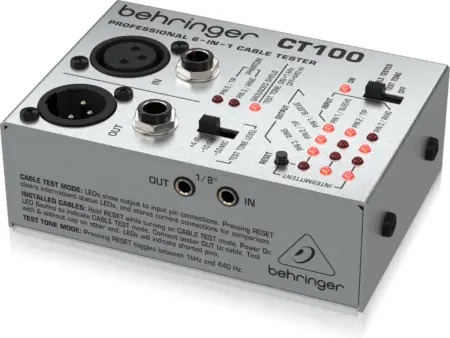Audiocom Kenya Home Behringer CT100 cable tester Kenya