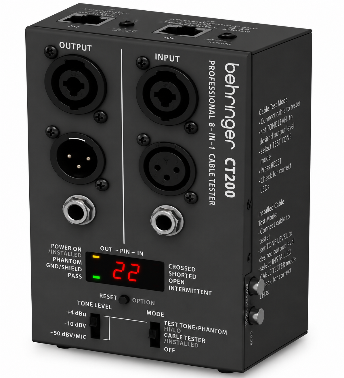 Behringer CT200 Cable Tester Price