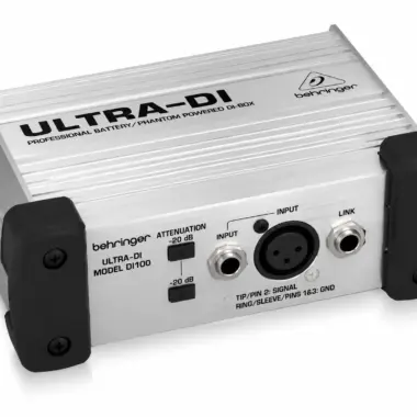 Behringer DI400P Passive DI Box Kenya – Clean Instrument Signal for Stage and Studio