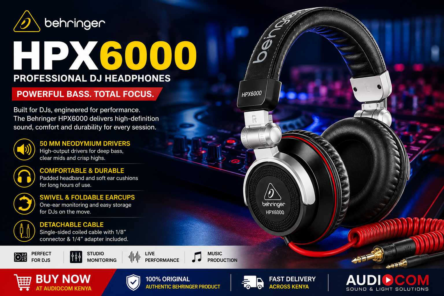 Behringer DJ headphones Kenya