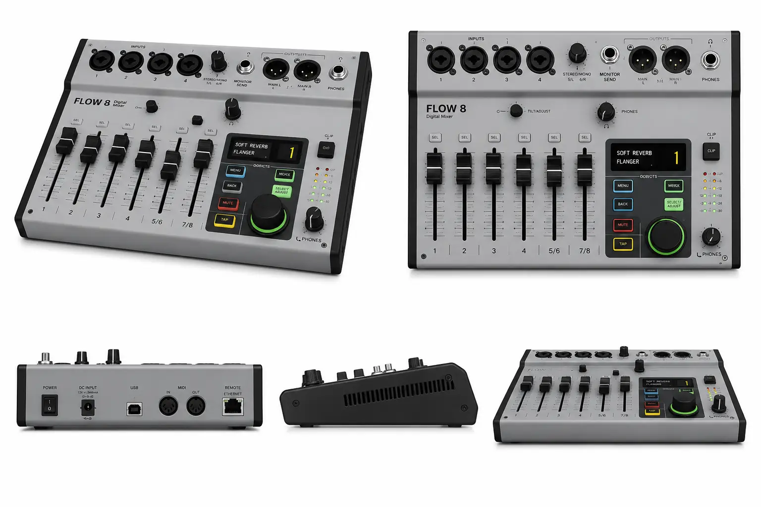 Behringer Flow 8 Digital Mixer – Power Mixer for Podcasts, Studio and Live Sound Behringer Flow 8 digital mixer