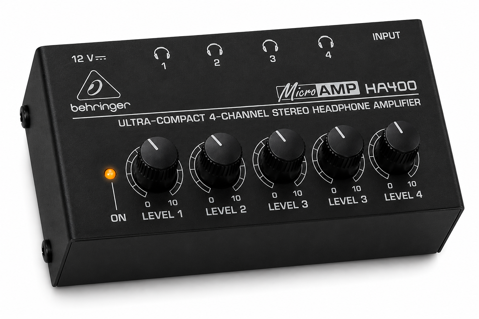 Behringer HA 400 Headphone Amplifier Price In Kenya – Compact 4-Channel Monitoring for Studio and Podcasting Behringer HA 400 Headphone Amplifier Price In Kenya