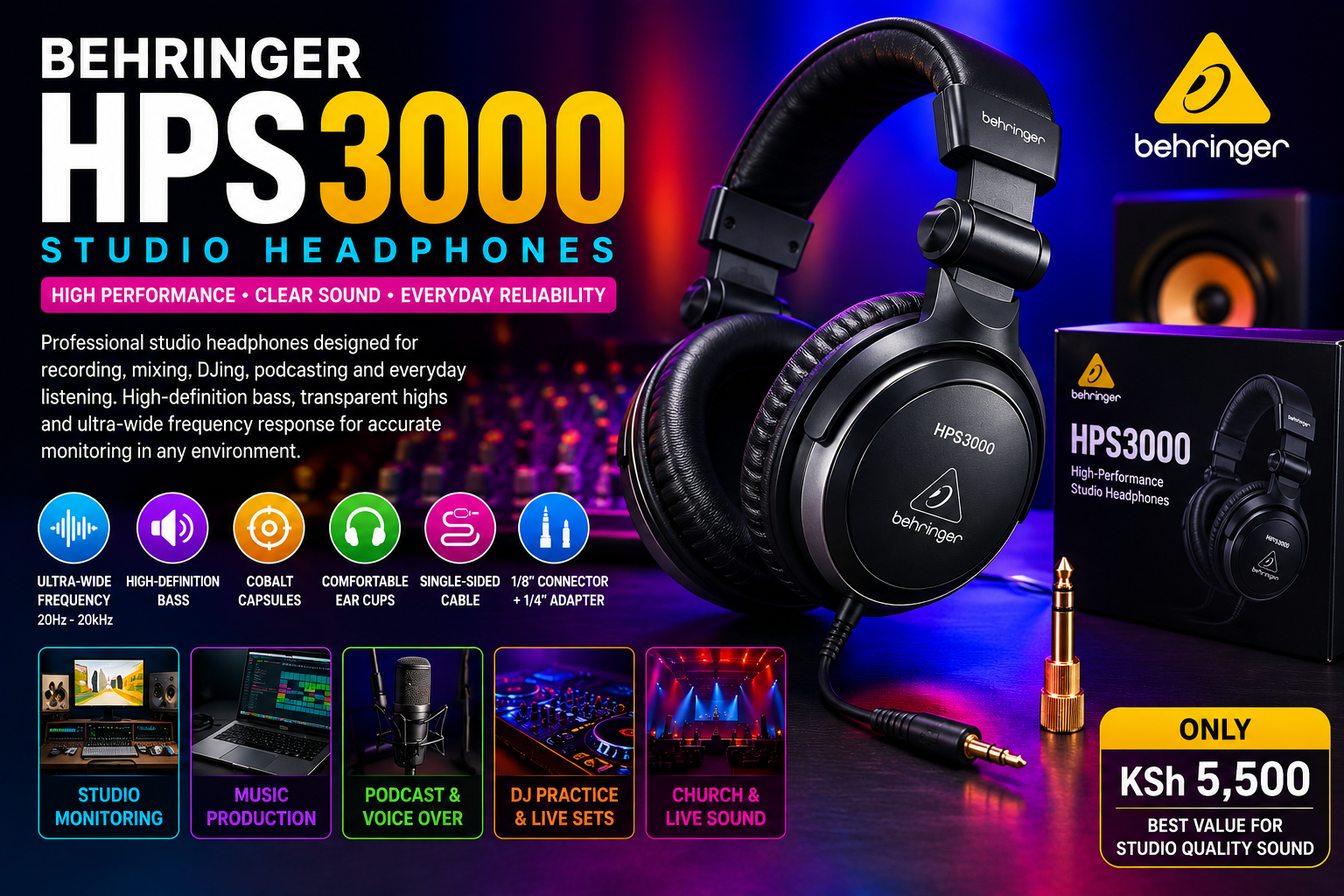 Behringer HPS3000 Nairobi image