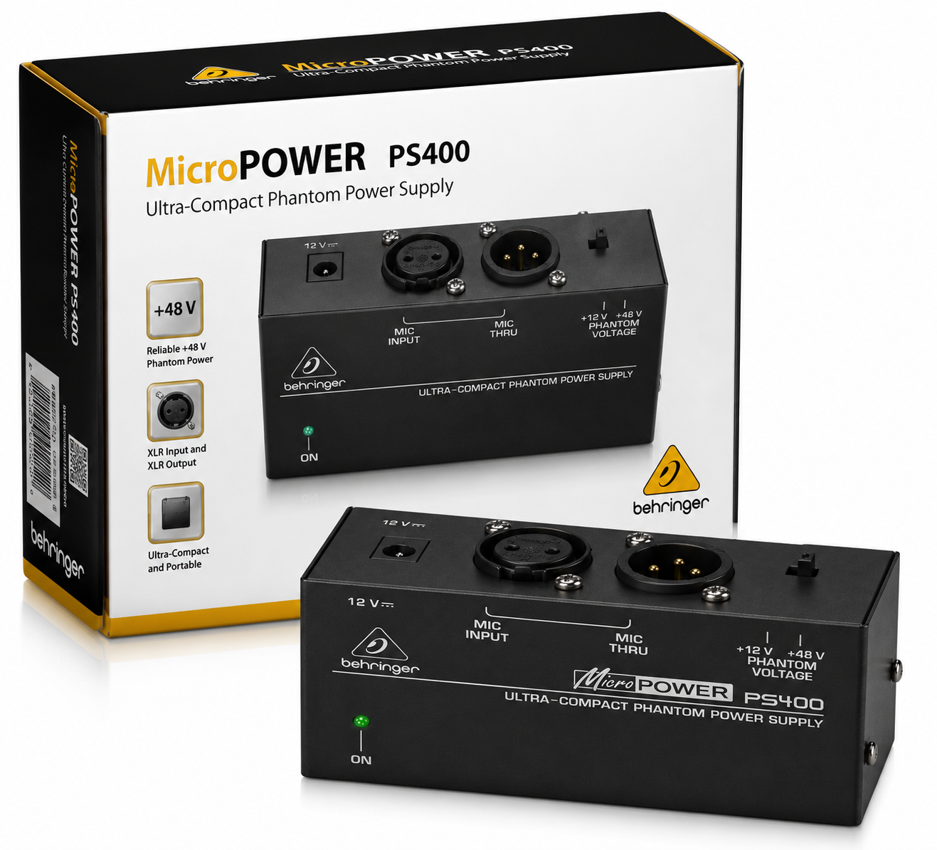 Behringer Phantom Power Supply Unit PS 400 Price In Kenya – Compact Power for Condenser Microphones Behringer PS400 phantom power supply Kenya