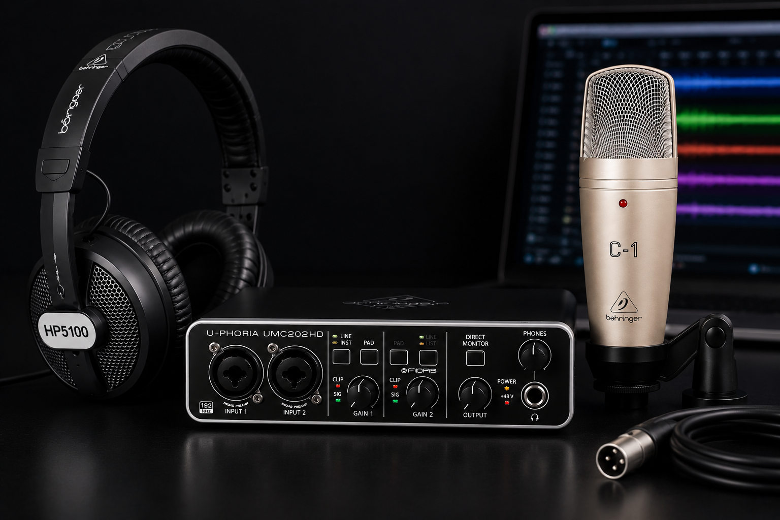 Behringer UPHORIA Studio Pro recording bundle