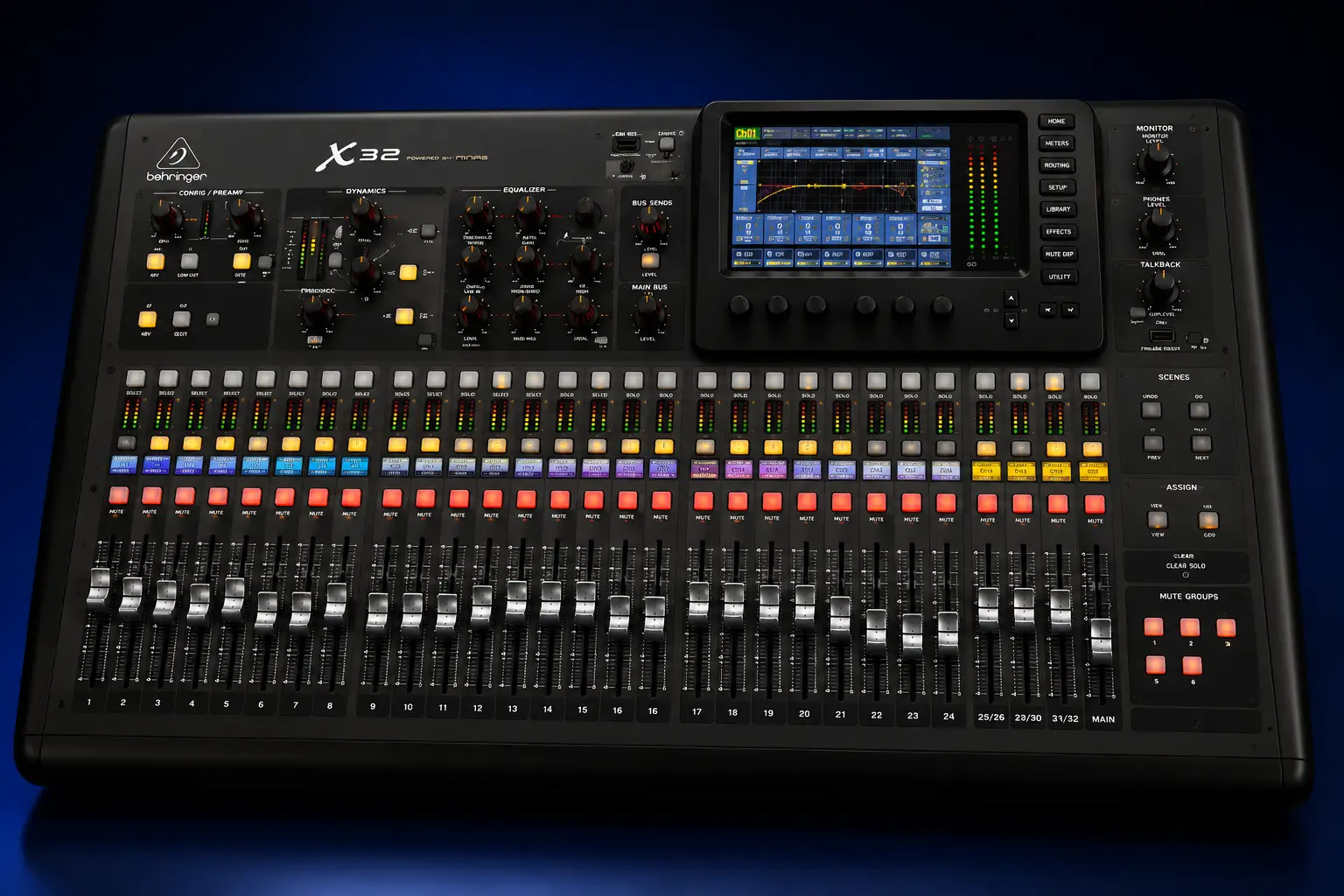 Behringer X32 recording mixer