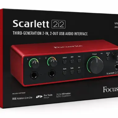 Focusrite Scarlett 16i16 4th Gen USB Audio Interface – Powerful Studio Interface for Producers and Creators