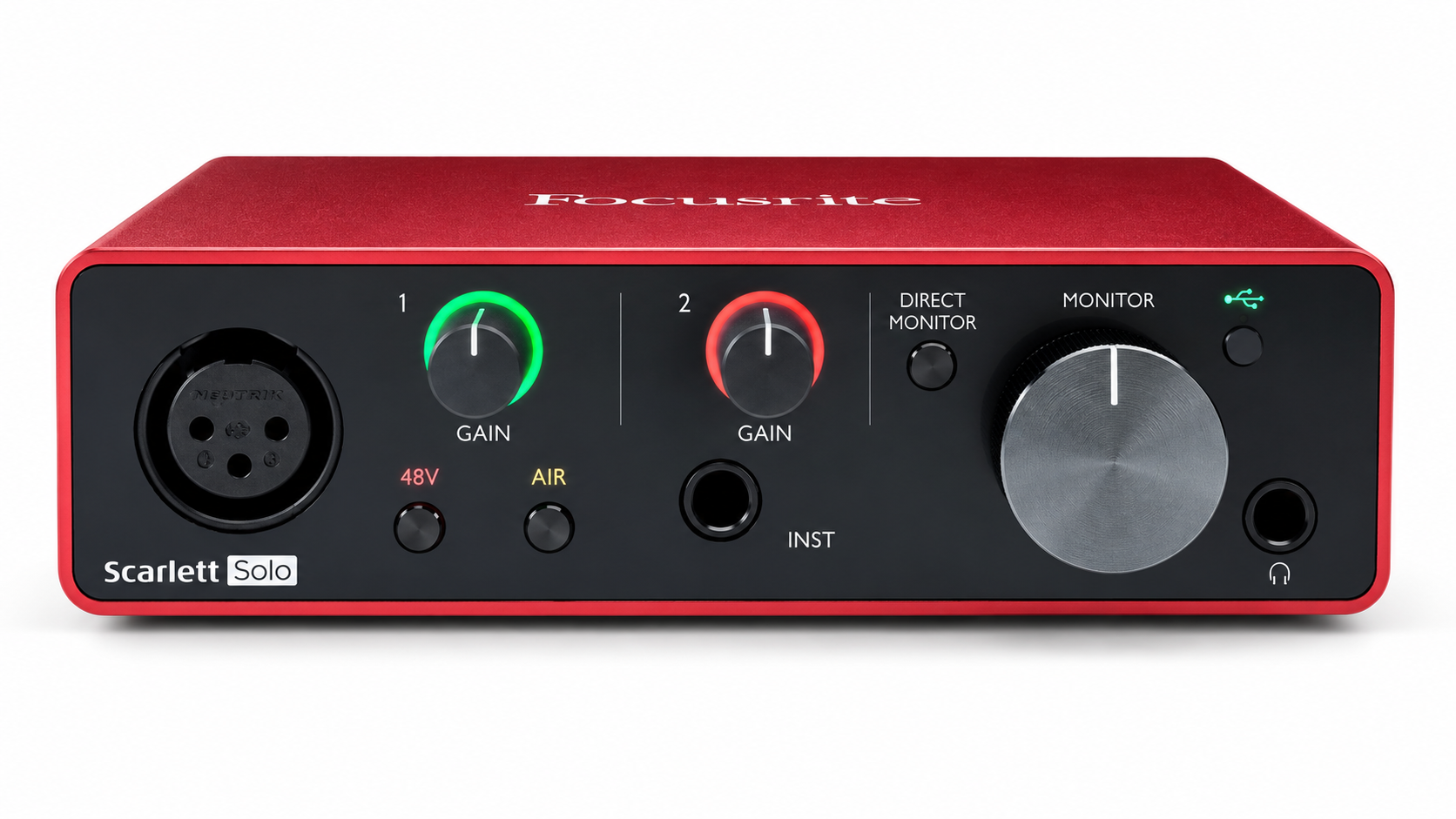 Scarlett Solo audio interface for guitar and bass