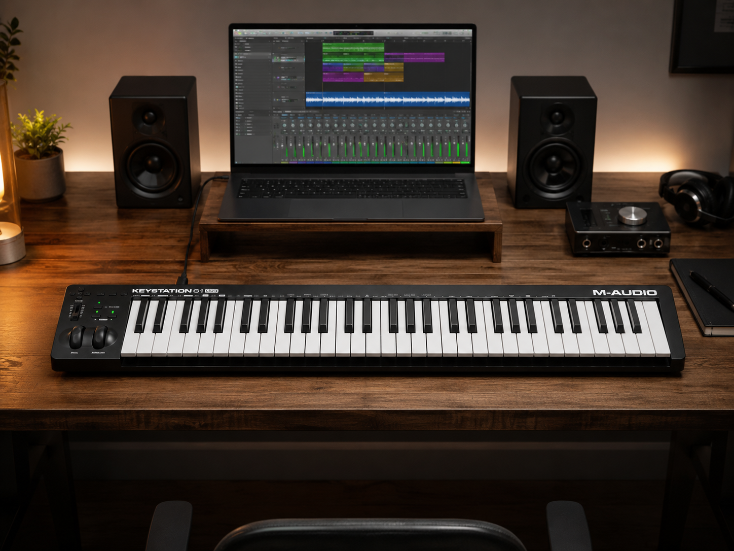 M-Audio Keystation 61 MK3 MIDI Keyboard for Creative Producers M-Audio Keystation 61 MK3 MIDI Keyboard