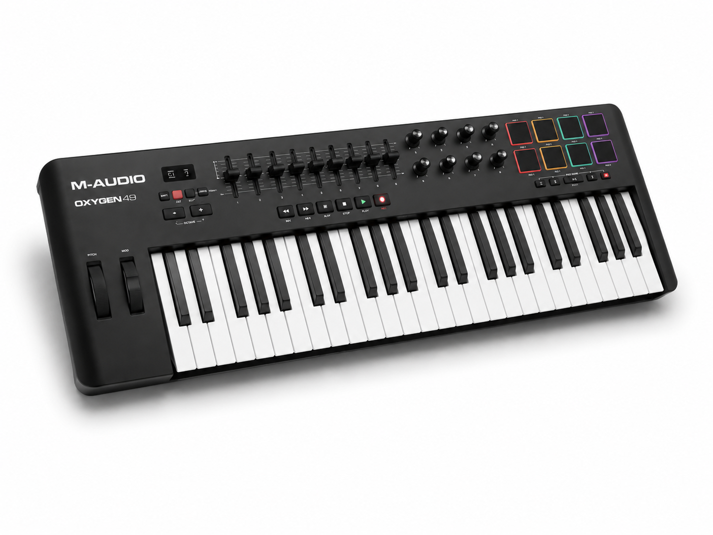 Why the M-Audio Oxygen 49 is One of the Best MIDI Controllers for Music Production M-Audio Oxygen 49 USB MIDI Controller